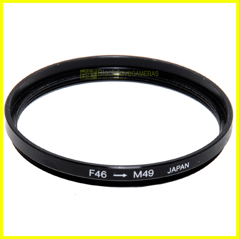 Adattatore step up 46/49mm. per filtri M49 su obiettivi diametro 46 mm. Adapter