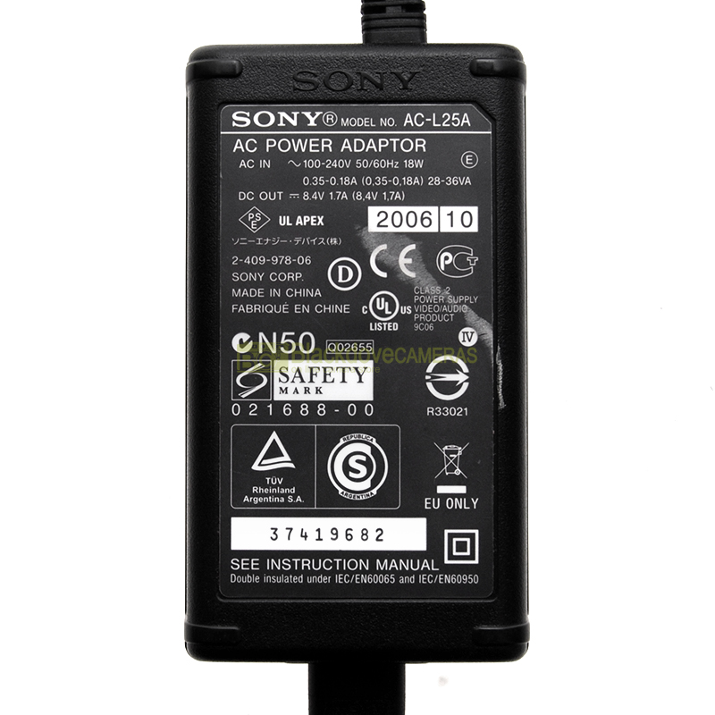 Alimentatore/caricabatterie Sony AC-L25A