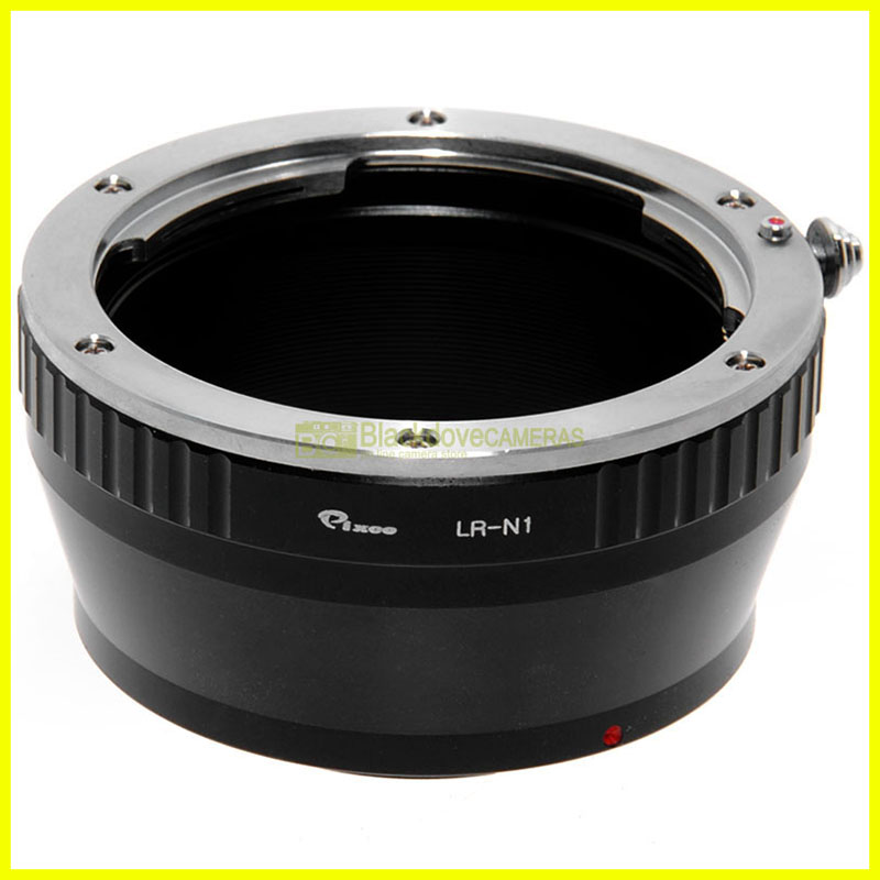 Adattatore per obiettivi Leica R su fotocamere Nikon 1. Anello adapter MFT-LR