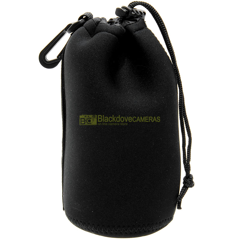 Custodia in neoprene per obiettivi fino a diametro cm 9 altezza cm 15. Lens case