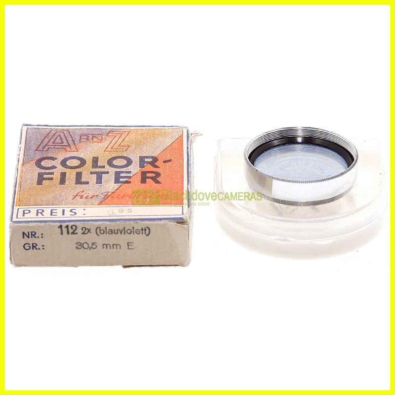 30,5mm Filtro Blauviolett ArnZ anni '60 Filtro blu per obiettivi con vite M30,5