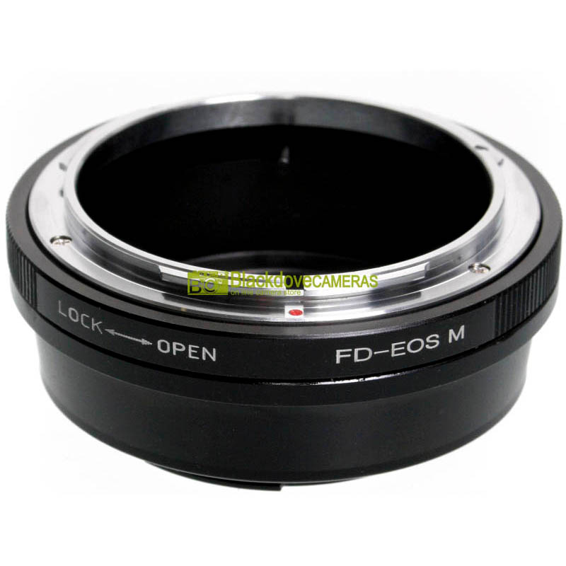Adapter per obiettivi Canon FD su fotocamere Canon EOS M mirrorless. Adattatore.