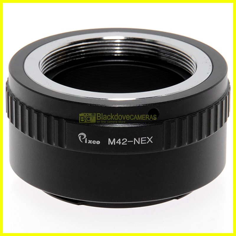 Adapter obiettivi a vite M42 su fotocamere Sony mirrorless E Mount Nex Alpha NEX