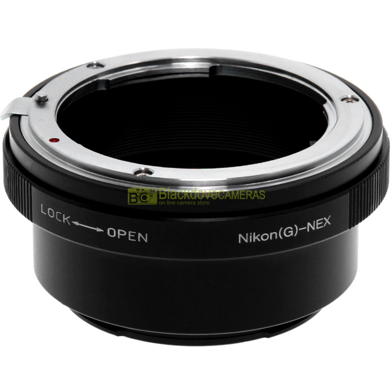 Adapter per obiettivi Nikon G su fotocamere digitali Sony E Mount Nex-Alpha