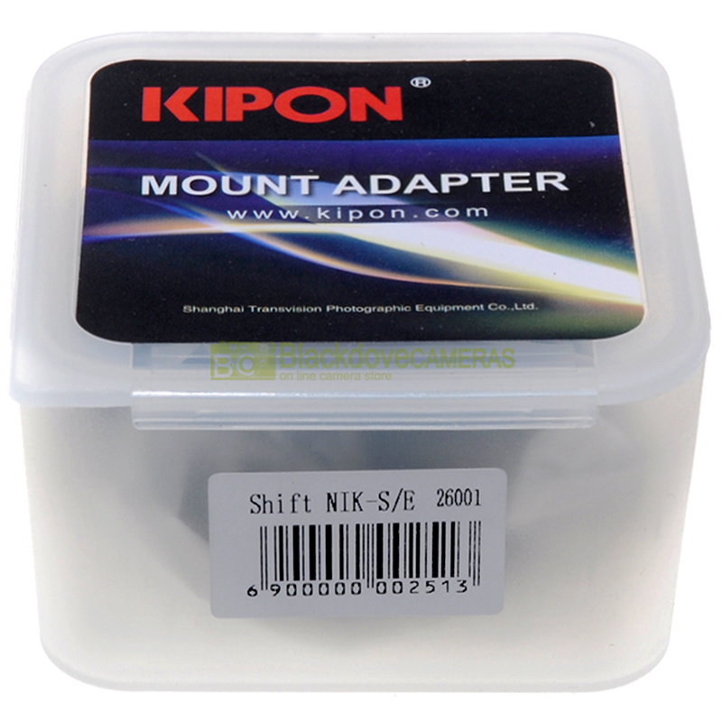 Adattatore SHIFT per obiettivi Nikon su fotocamere Sony E-mount decentrabile