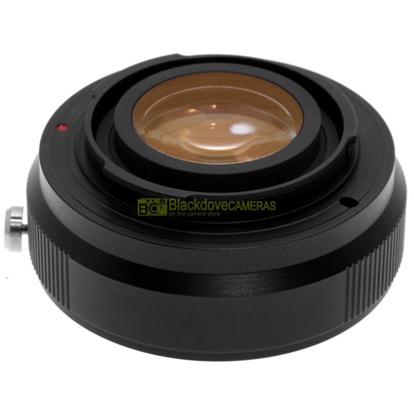 Adapter booster per obiettivi Nikon su Sony E-mount con riduttore focale 0,71x