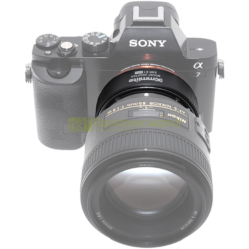 Adapter per obiettivi Nikon AF-S su fotocamere Sony E-Mount Autofocus High Speed USB.