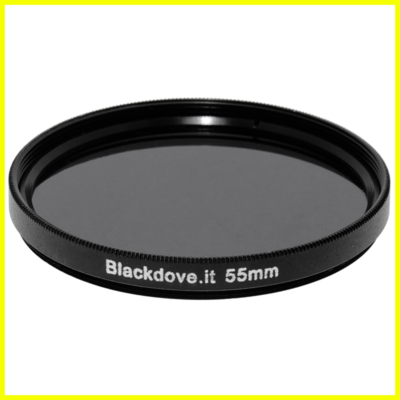 55mm. filtro Neutral density ND8 (+3 stops) Blackdove-cameras per obiettivi M55