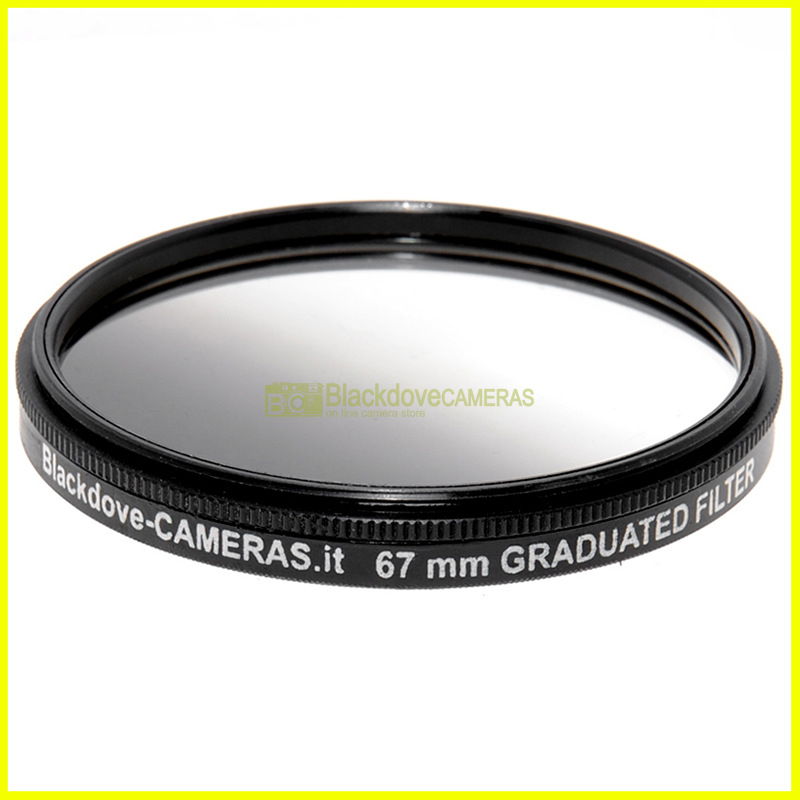 67mm. filtro digradante grigio ND Blackdove Graduated Neutral density vite M67