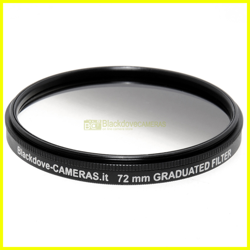 72mm. filtro digradante grigio ND Blackdove Graduated Neutral density vite M72