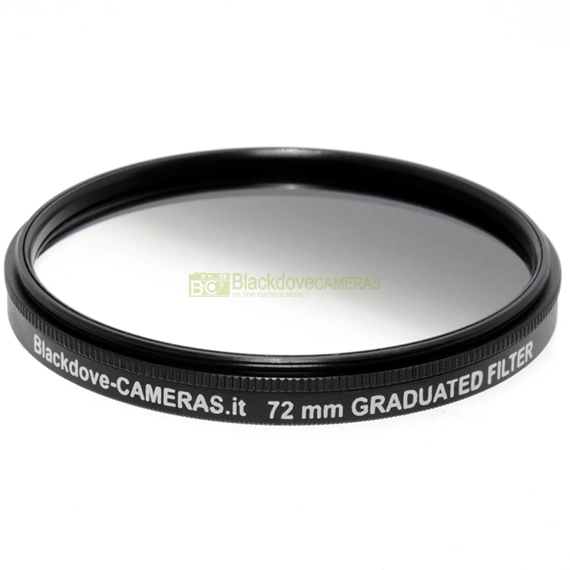 72mm. filtro digradante grigio ND Blackdove Graduated Neutral density vite M72