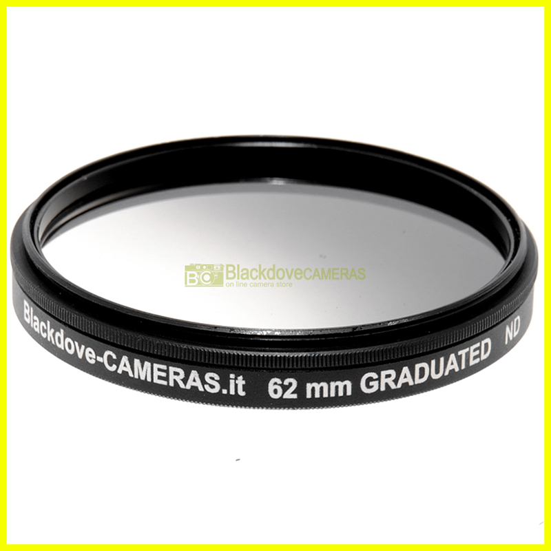 62mm. filtro digradante grigio ND Blackdove Graduated Neutral density vite M62