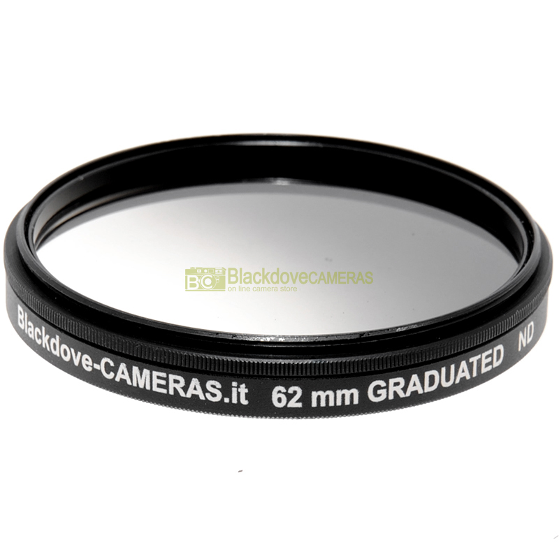 62mm. filtro digradante grigio ND Blackdove Graduated Neutral density vite M62