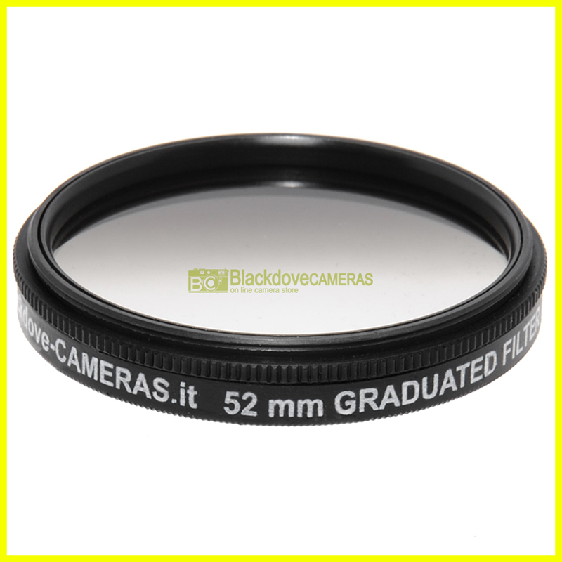 52mm. filtro digradante grigio ND Blackdove Graduated Neutral density vite M52