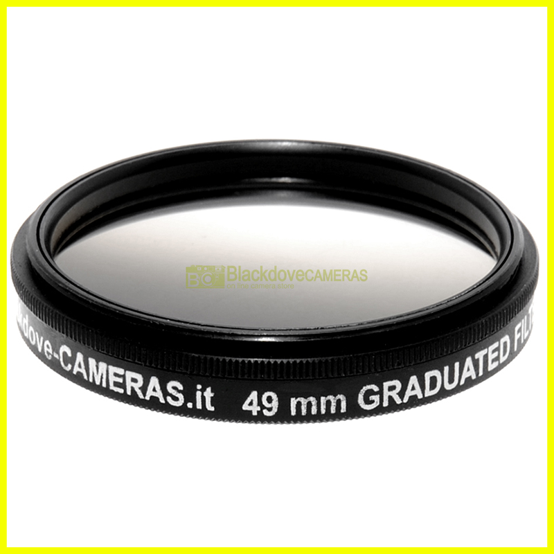 49mm. filtro digradante grigio ND Blackdove Graduated Neutral density vite M49