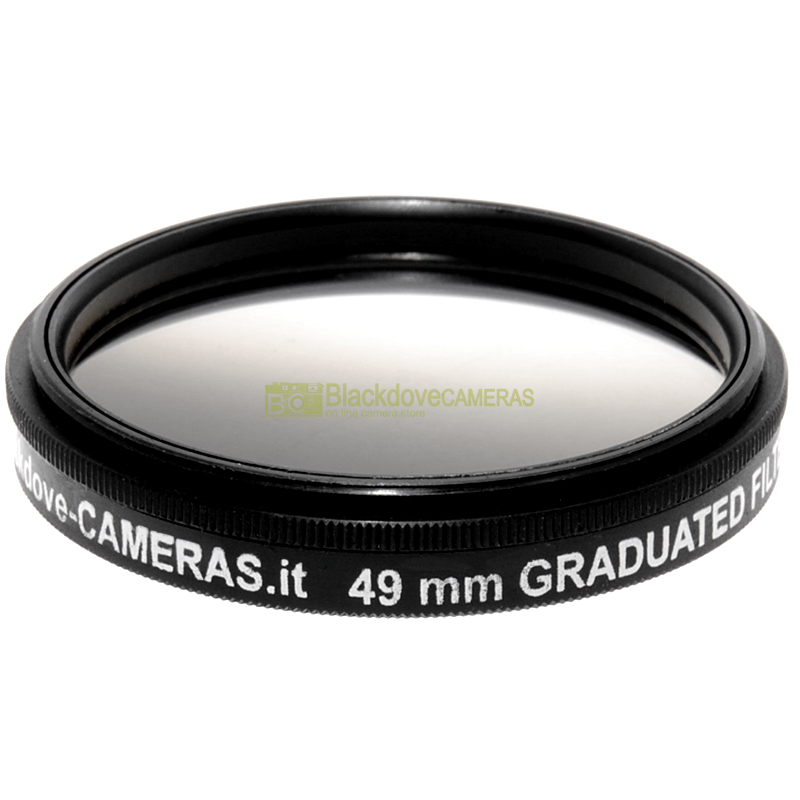 49mm. filtro digradante grigio ND Blackdove Graduated Neutral density vite M49