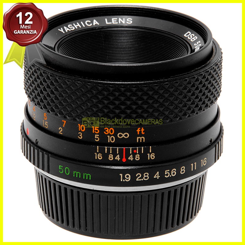 Obiettivo Yashica DSB 50mm f1,9 per fotocamere reflex analogiche Contax/Yashica