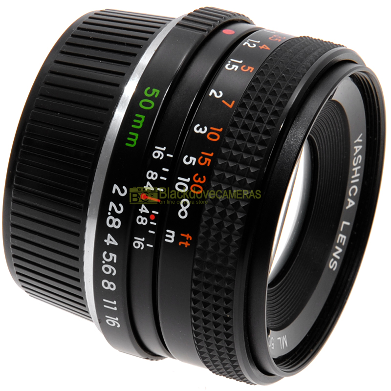 Obiettivo Yashica ML 50mm f2 per fotocamere reflex analogiche Contax/Yashica