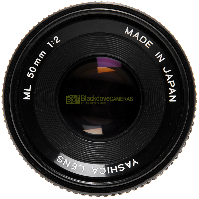 Lente Yashica ML 50mm f2 para cámaras SLR analógicas Contax/Yashica