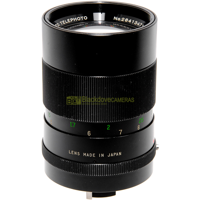 Obiettivo Vivitar Auto Telephoto 135mm f2,8 per fotocamere a pellicola Konica A