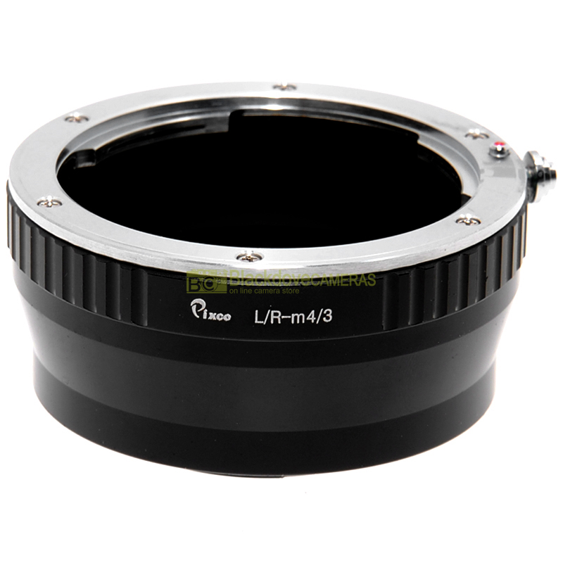 Adattatore per obiettivi Leica R su fotocamere Micro 4/3. Anello adapter MFT
