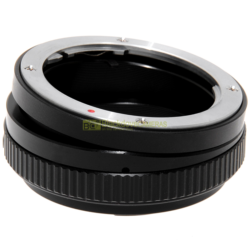 Adattatore TILT basculante per obiettivi Olympus OM su fotocamere Micro 4/3 