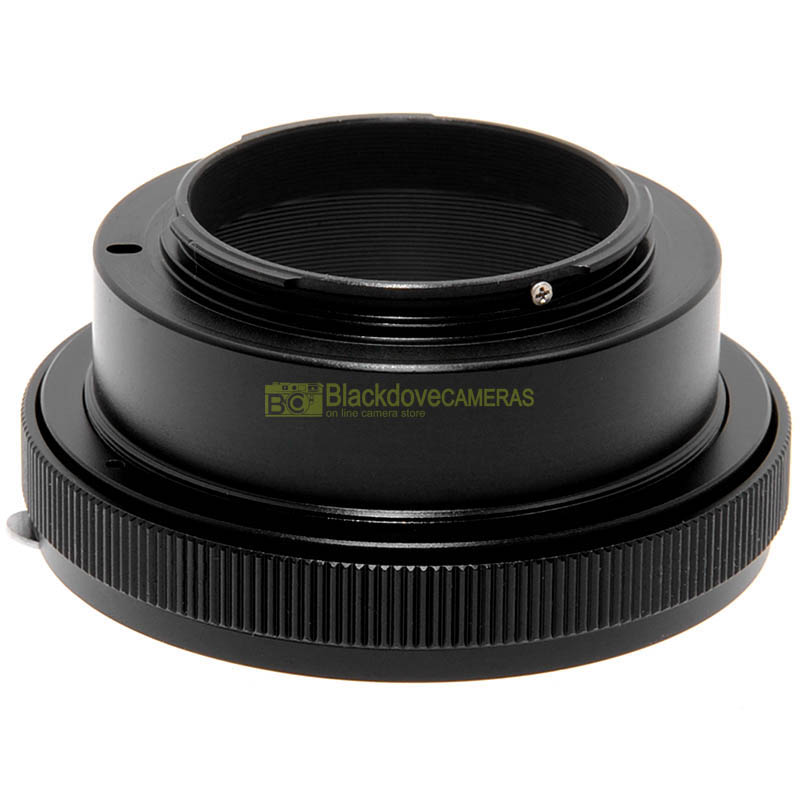 Adattatore per obiettivi Nikon G su fotocamere Micro 4/3. Adapter con ghiera