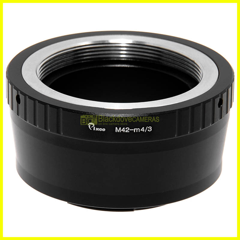 Adattatore per obiettivi a vite M42 su fotocamere Micro 4/3. Anello adapter MFT