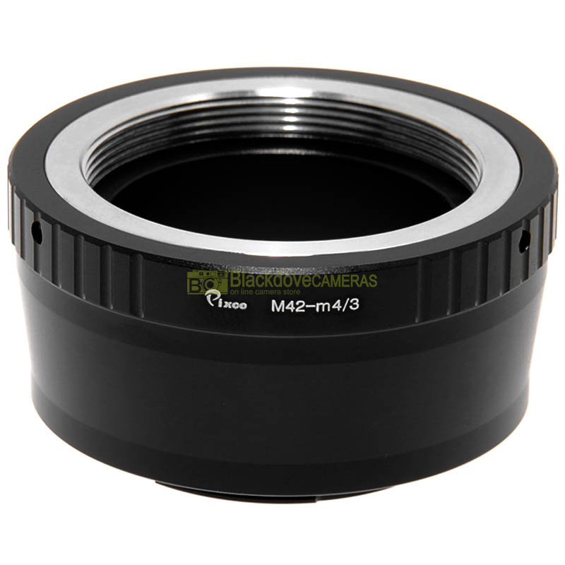 Adattatore per obiettivi a vite M42 su fotocamere Micro 4/3. Anello adapter MFT
