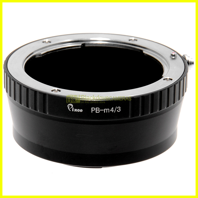 Adattatore per obiettivi Praktica PB su fotocamere Micro 4/3. Anello adapter MFT