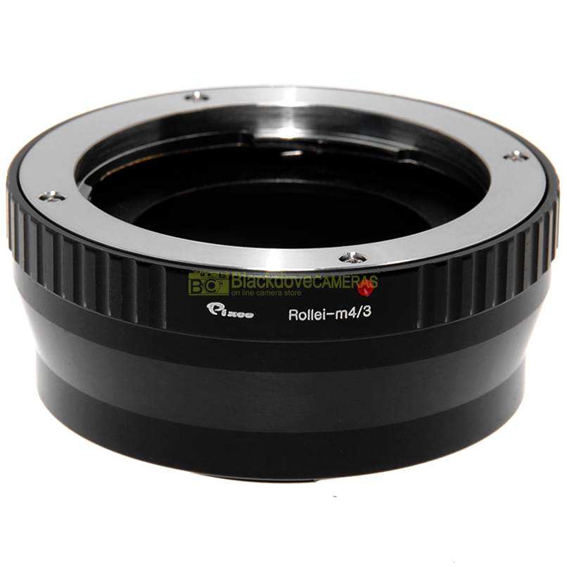 Adattatore per obiettivi Rollei QBM su fotocamere Micro 4/3. Anello adapter MFT