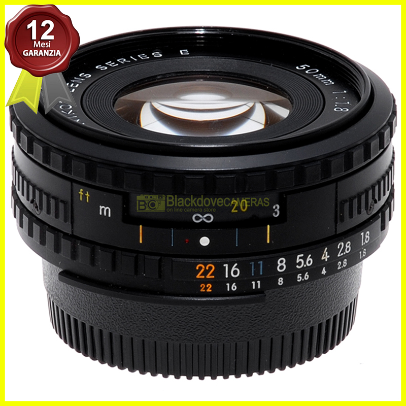 Obiettivo Nikon AI-S 50mm. f1,8 E Nero per fotocamere a pellicola e digitali