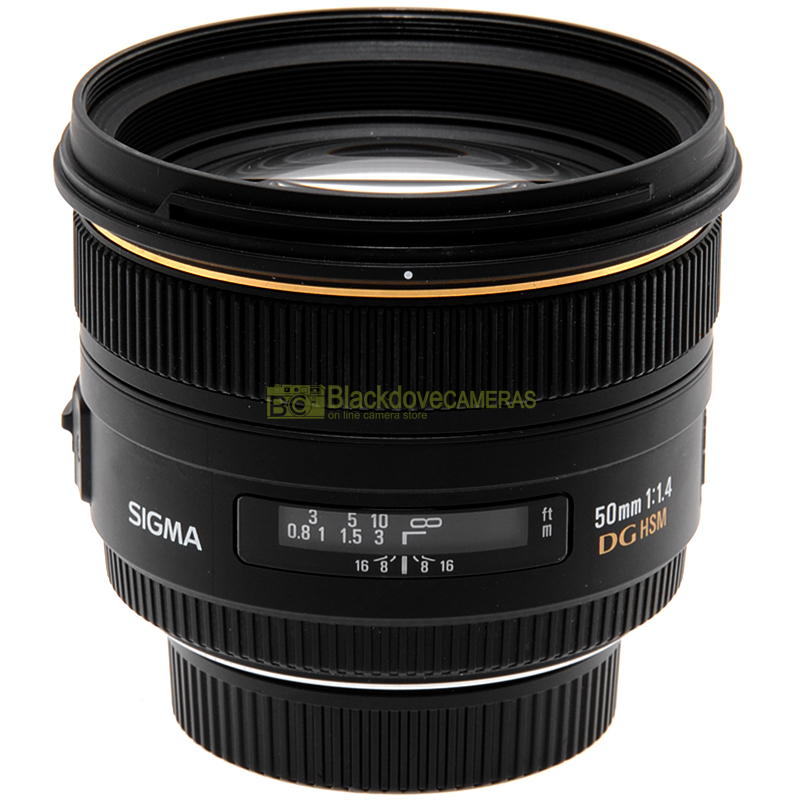 Sigma 50 mm. f1,4 DG HSM obiettivo full frame per fotocamere reflex Nikon AF