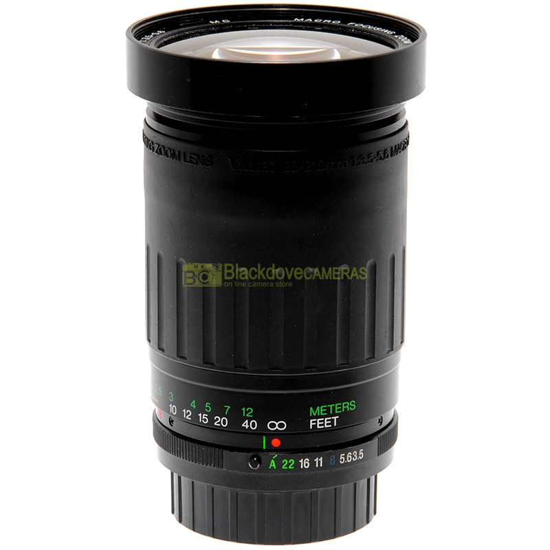 Obiettivo zoom Vivitar 28/210mm f3,5-5,6 MC Macro per fotocamere Pentax K-A/R 