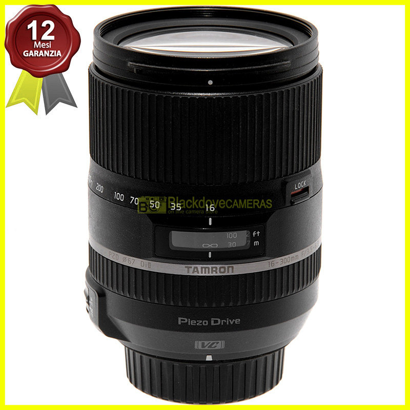 Tamron 16/300 mm f3.5-6.3 Di VC II PZD per Nikon