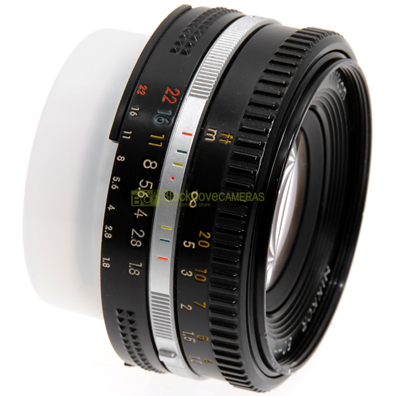 Nikon AI-S 50mm. f1,8 E. Obiettivo per fotocamere a pellicola e