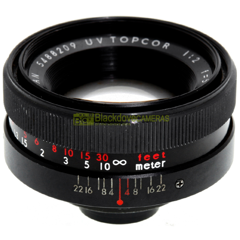 Topcon Tokyo Kogaku UV Topcor 50mm f2 Obiettivo per reflex Topcon Made in Japan