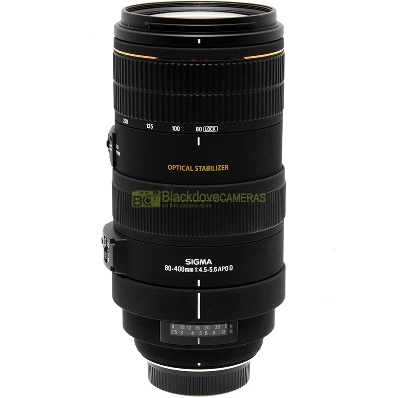 Sigma 80-400 mm f4,5-5,6 OS per Nikon