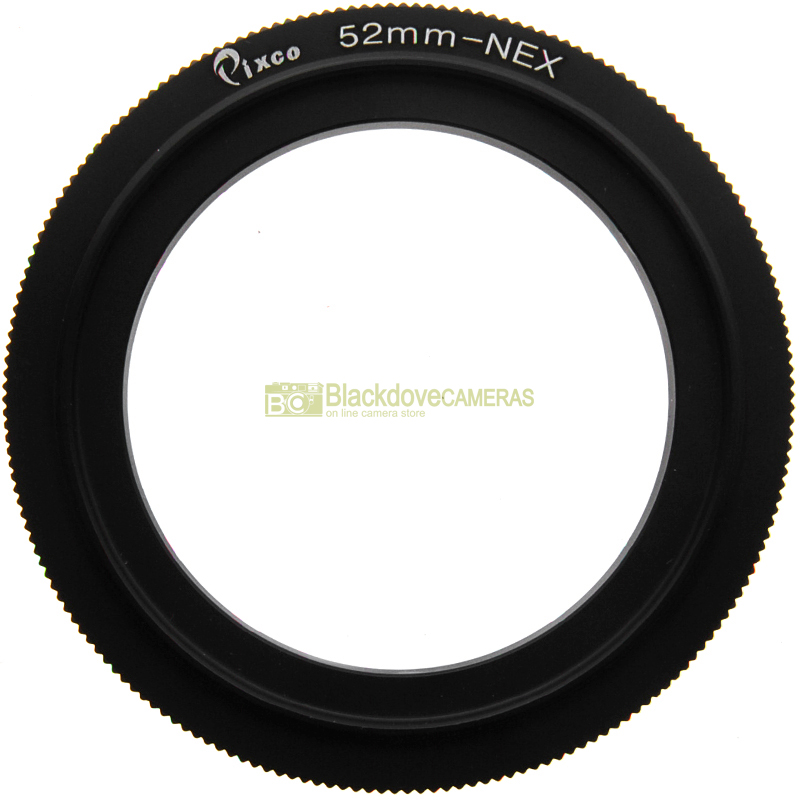 Anello di inversione 52mm per riprese macro su fotocamere Sony E-mount - NEX