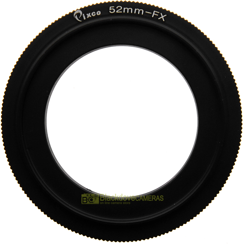 Anello inversione 52mm per riprese macro su fotocamere digitali Fuji Fujifilm X