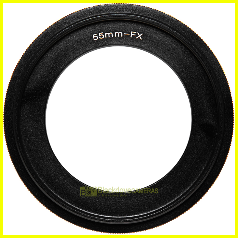 Anello inversione 55mm per riprese macro su fotocamere digitali Fuji Fujifilm X