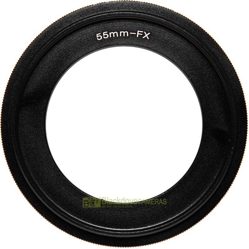 Anello inversione 55mm per riprese macro su fotocamere digitali Fuji Fujifilm X