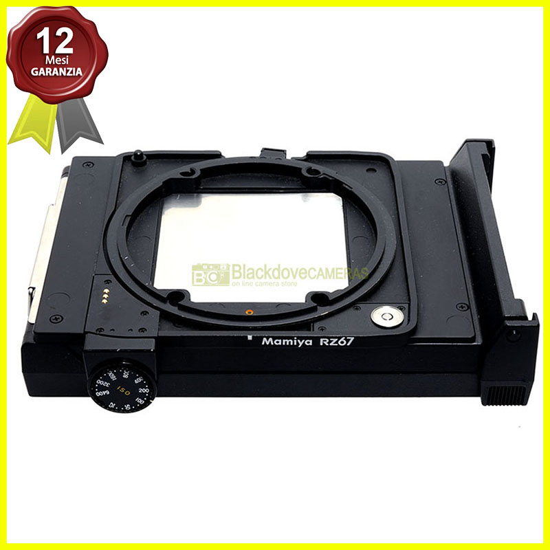 Mamiya dorso Polaroid Land pack film back originale per RZ-67. Polaroid back. 