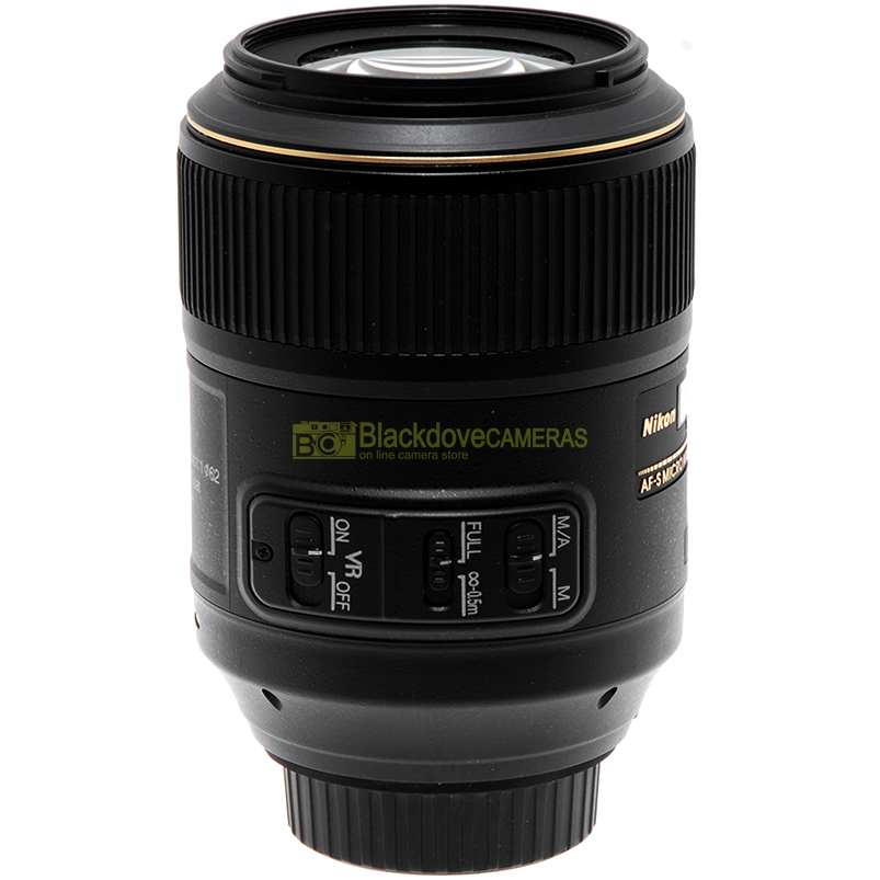Obiettivo Nikon AF-S Micro Nikkor 105mm f2,8 G ED N VR full frame per fotocamere
