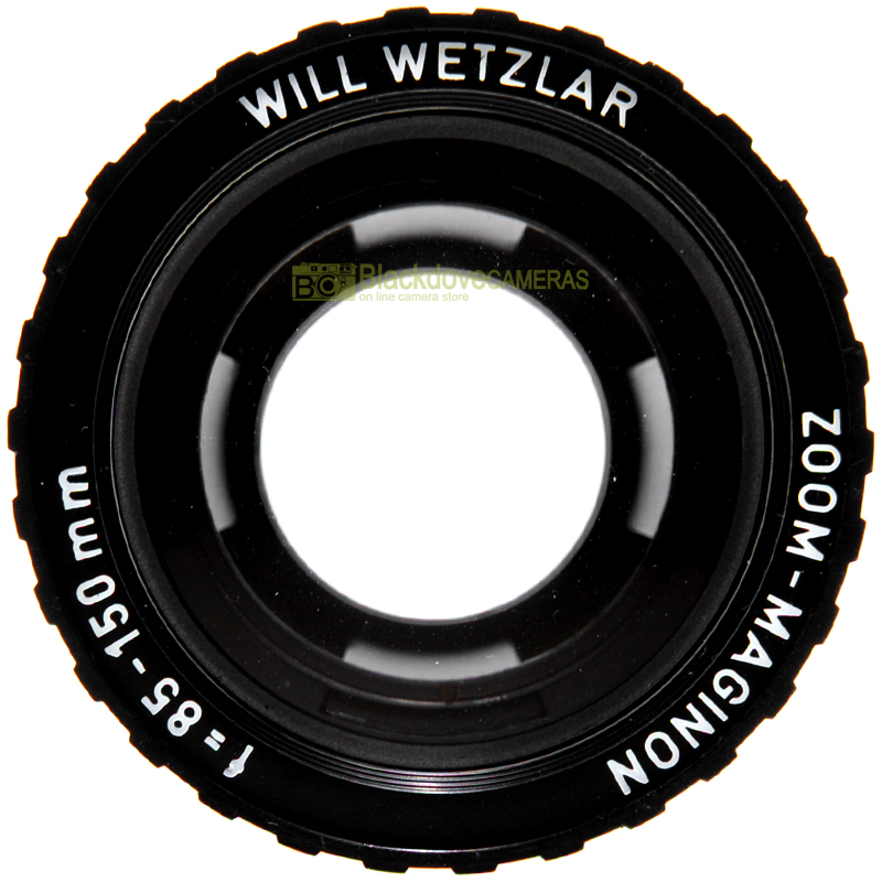 Obiettivo per proiettori diapositive Will Wetzlar Zoom Maginon 85/150mm.