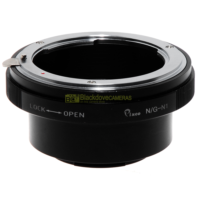 Adattatore per obiettivi Nikon G su fotocamere Nikon 1 Anello adapter con ghiera