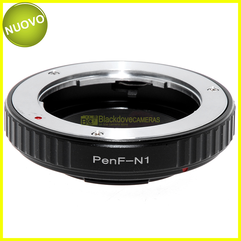 Adattatore per obiettivi Olympus Pen F su fotocamere Nikon 1. Anello adapter
