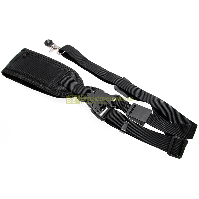 Tracolla universale con sgancio rapido, innesto a vite cavalletto. Camera strap.