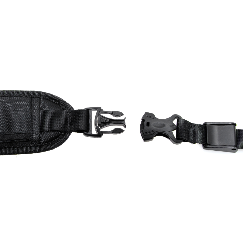 Tracolla universale con sgancio rapido, innesto a vite cavalletto. Camera strap.