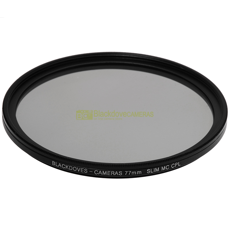 77mm. filtro Polarizzatore circolare MC Slim Blackdove-cameras. Multi Coated. 
